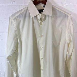 Porto Filo Extra Fine Men's Dress Shirt Off White
